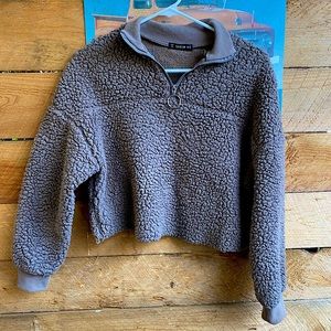 Chocolate Brown Crop Jacket